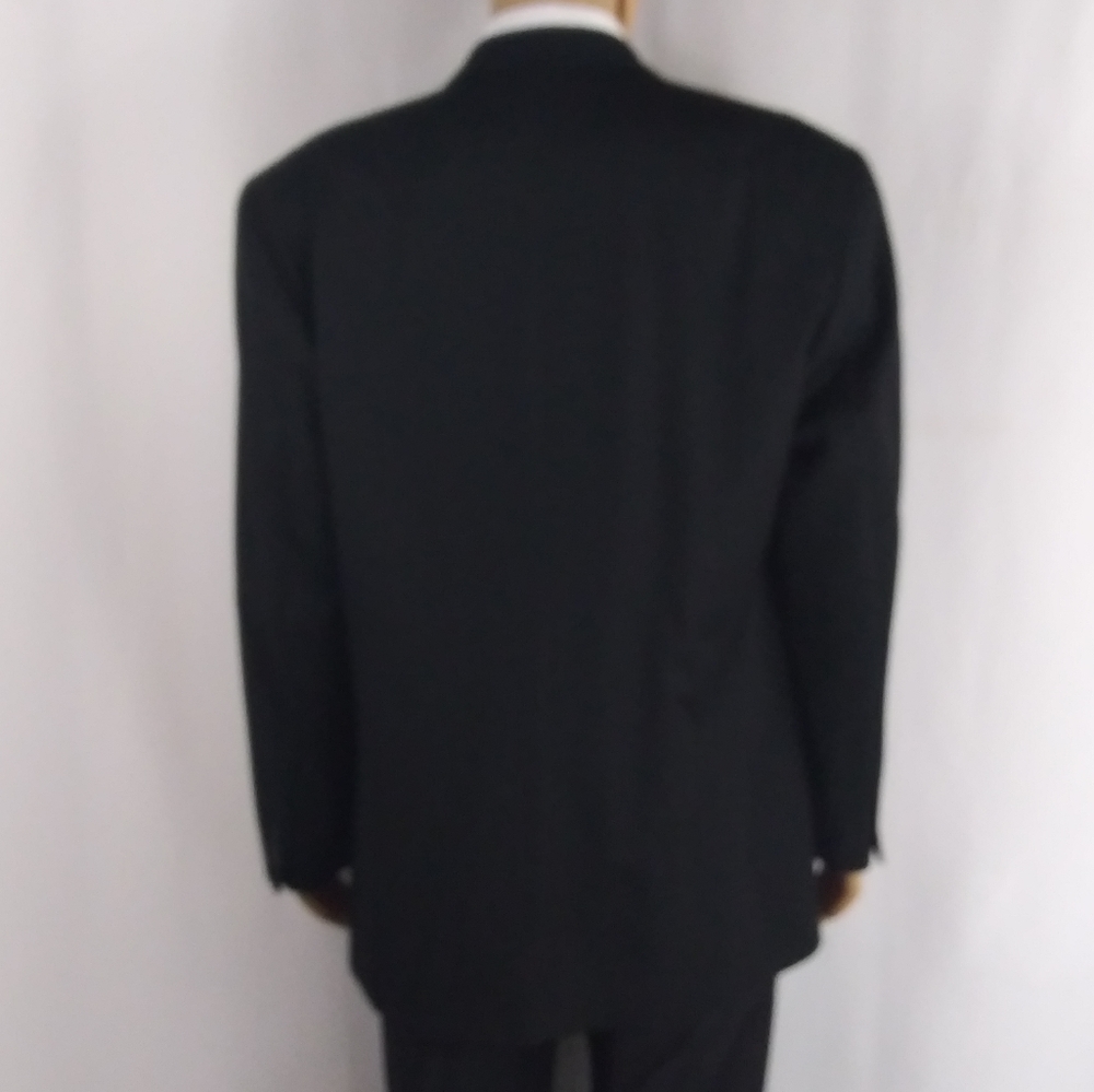 Bachrach black wool sport jacket men's size 44R. - Picture 4 of 8
